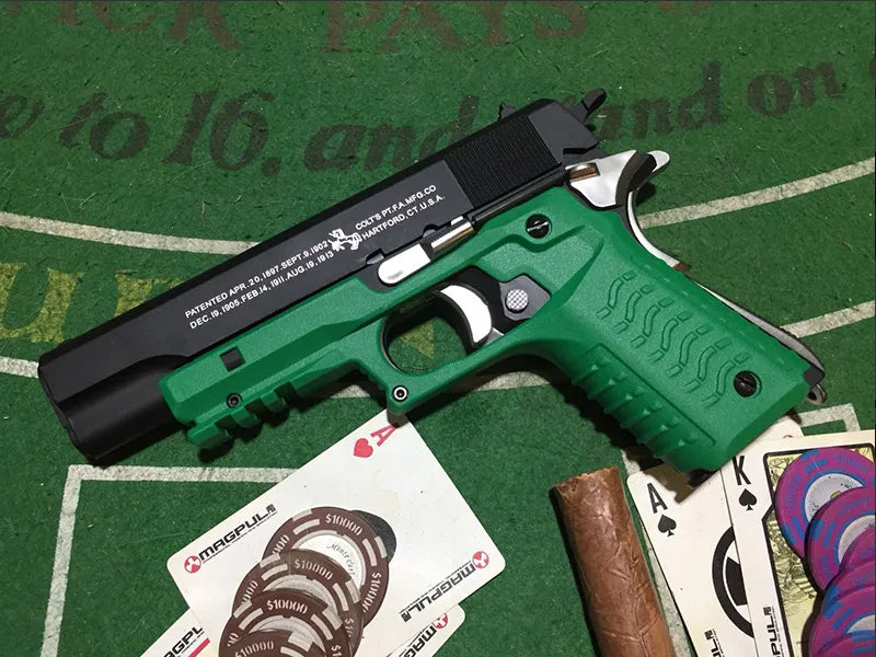 Recover Tactical Grip Kit for 1911 and Glock Models Premium Stabilizer Handle Scale with Integrated Rail System