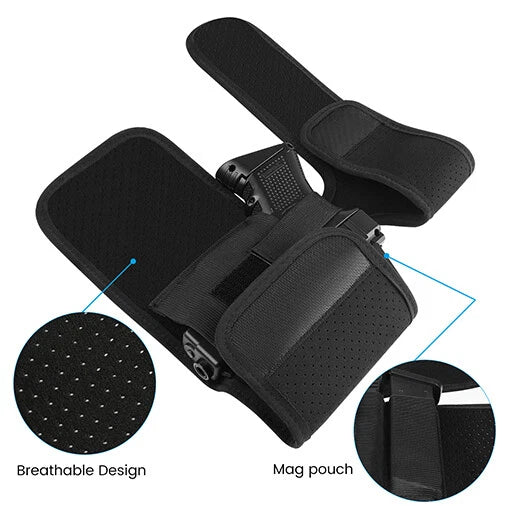 Tactical Ankle Holster Concealed Carry for Small Medium Frame Pistol & Revolver