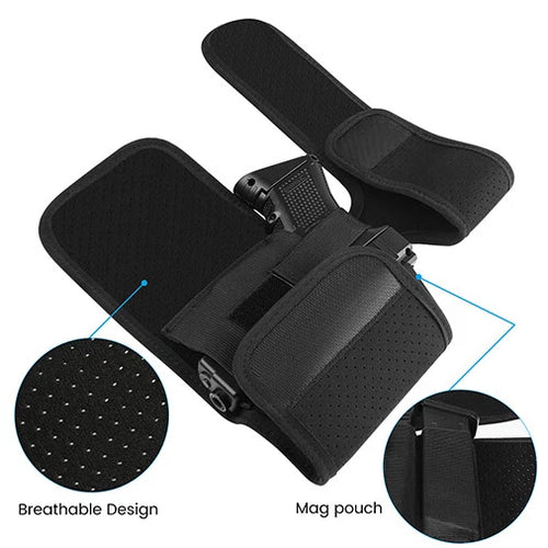 Tactical Ankle Holster Concealed Carry for Small Medium Frame Pistol & Revolver